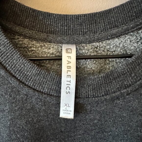 Women's XL Fabletics Elena Sweater Dress Heathered Black Sporty Chic - Picture 5 of 9